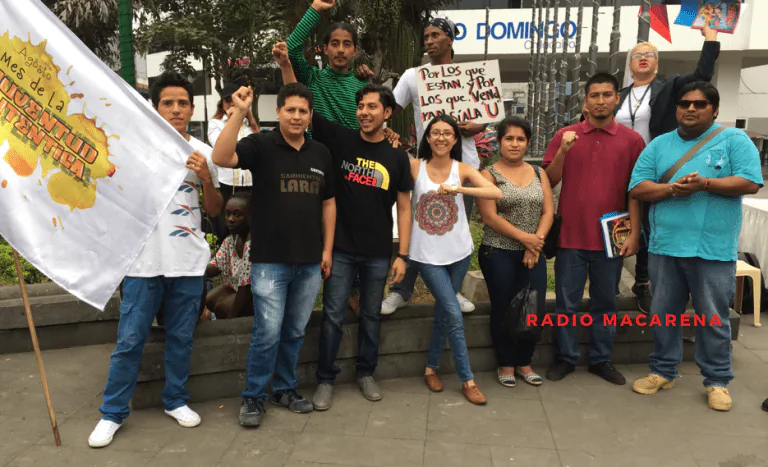 Plantón por la universidad para Santo Domingo_radio macarena_santo domingo